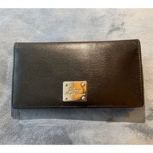 LAUREN RALPH LAUREN SAFFIANO LEATHER WALLET